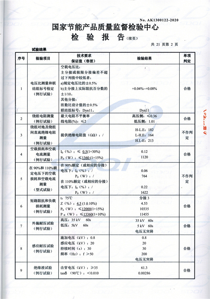 高低压试验报告-S11-1250崇州崇州崇州油浸式变压器-2.jpg